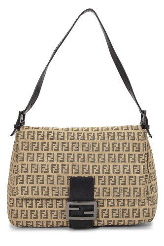 Fendi beige zucchino canvas - fendi,