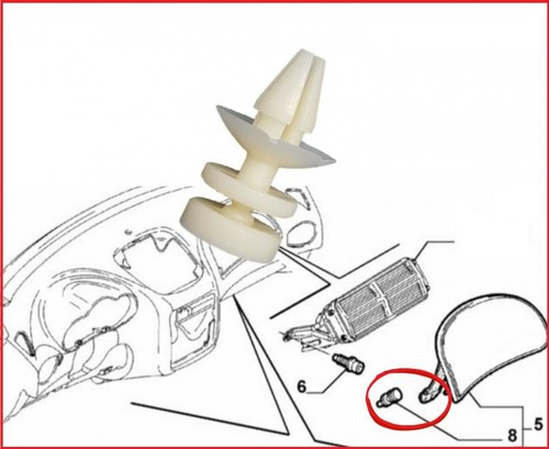 Molla sportello airbag - , alfa