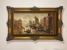 Quadro ad olio su tela di Antonio De Vity 160X98cm Info In Privato