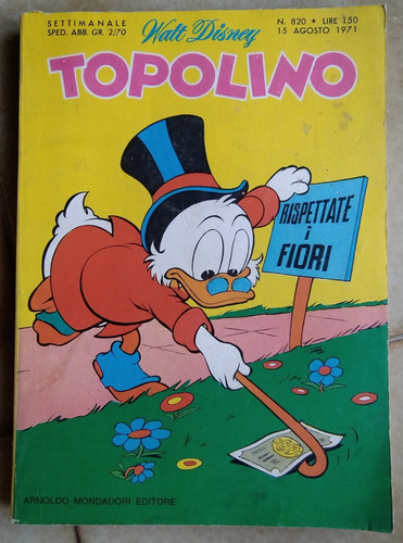 Topolino 820 del 8 - topolino,