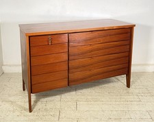 COMÒ VINTAGE LEGNO DESIGN Vittorio Dassi 10 CASSETTI ANNI 50 MOBILE CASSETTONE