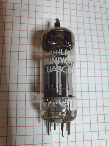 Valvola radio uabc80 double - valvola,