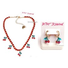 Set orecchini e collana tennis