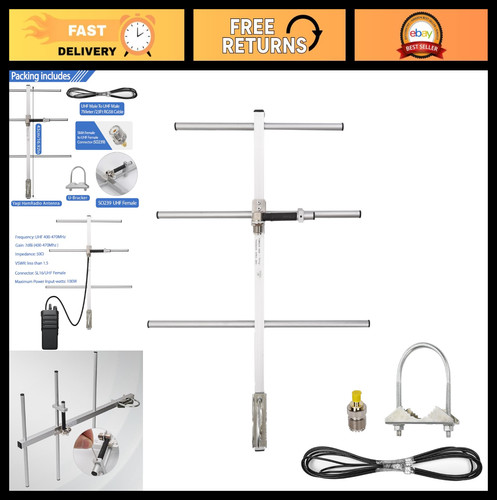 Antenna yagi alto - alto, guadagno