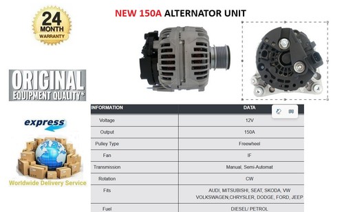 Alternatore nuovo per golf - nuovo, vw