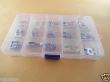 Cerniera a scatto 15, piede a