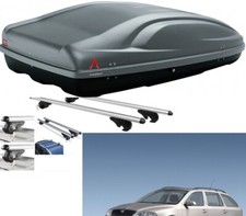 BOX AUTO PORTABAGAGLI G3 ALL TIME 480+BARRE PORTATUTTO PER SKODA OCTAVIA SW 2004