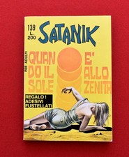 SATANIK # 139 CON ADESIVI