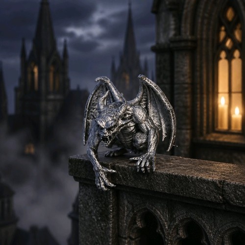 Gargoyle gotico scaffale
