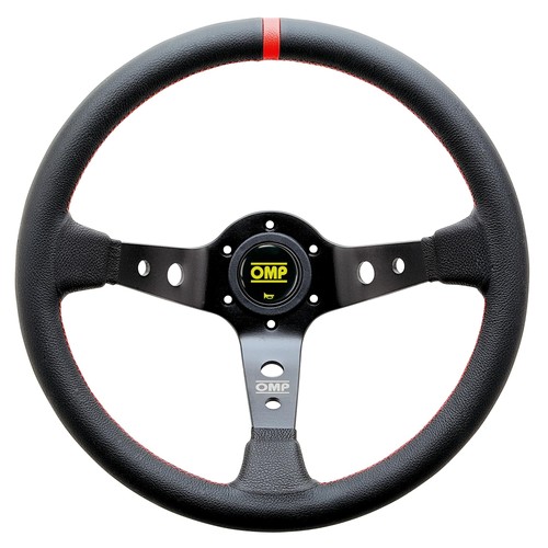 Volante pelle omp corsica - in,