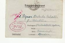 13530 STALAG V C  ITALIAN PRISONER TO FONDACHELLI - US ARMY EXAMINER