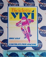 ADESIVO STICKER VINTAGE AUTOCOLLANT AUFKLEBER BICICLETTE BMX VIVI' ANNI 80