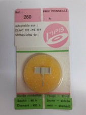 ELAC 102  PE184 MIRACORD90  saphir stylus   T8