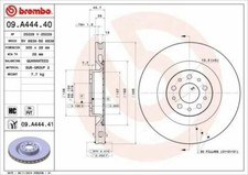 PAIR OF BRAKE DISCS BREMBO ANT