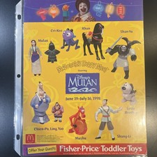 DISNEY MULAN 1998 MCDONALD'S