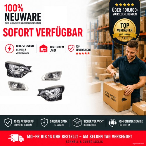 Set fari anteriori halogen - halogen, h4