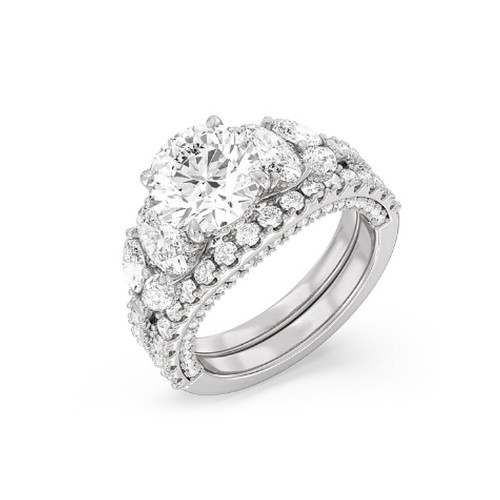 Anello con diamanti igi - anello,