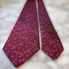 Hermes Necta Red Embroidery
