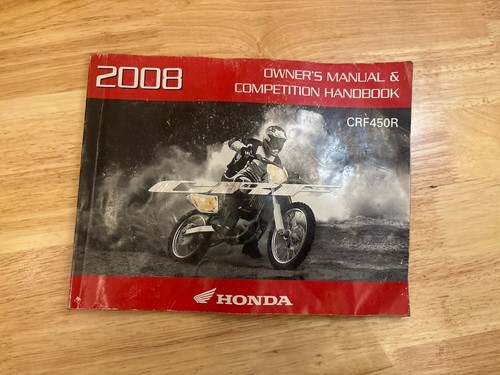 Honda crf450 2008 manuale - crf450,