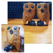 Gufo intagliato a mano