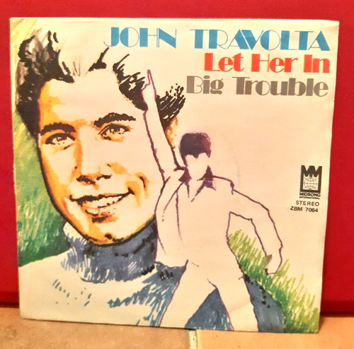 John travolta let her - travolta, in