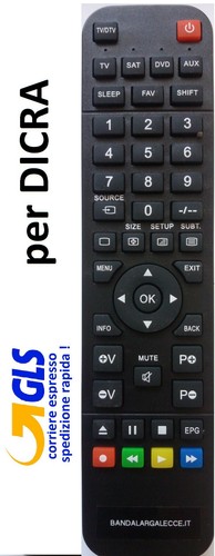 Telecomando per dicra - telecomando,