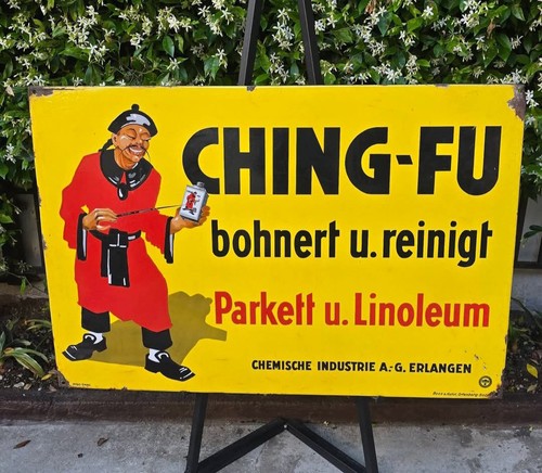 Insegna tabella smaltata ching - tabella,