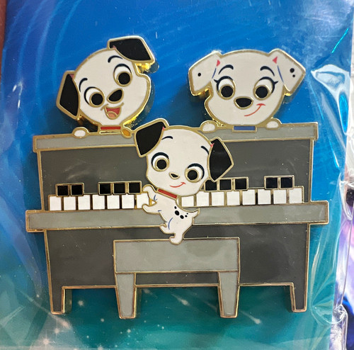 Spilla pianoforte disney 101 - spilla,