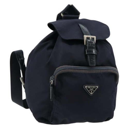 Zaino prada nylon - nylon, argento