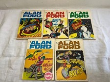 LOTTO N°5 ALAN FORD CORNO ORIGINALI N°98-99-102-104-105 VINTAGE ANNI 70