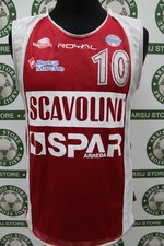 maglia canotta basket SCAVOLINI PESARO TG M shirt maillot trikot jersey camiseta