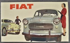 1958 Fiat Brochure Folder 1200