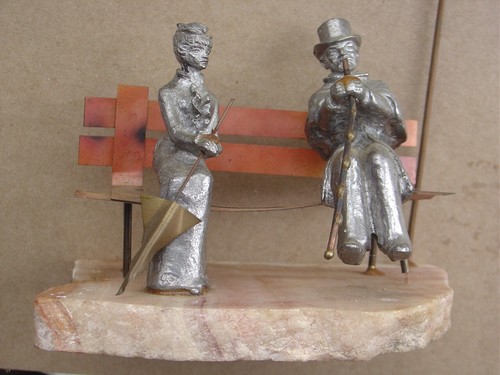 Vintage pewter copper - copper, brass