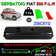 Serbatoio zincato benzina fiat - serbatoio,