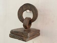 Vecchio Vintage ''1956'' Fatto a Mano Rustico di Ferro Peso Misura Bilancia Con