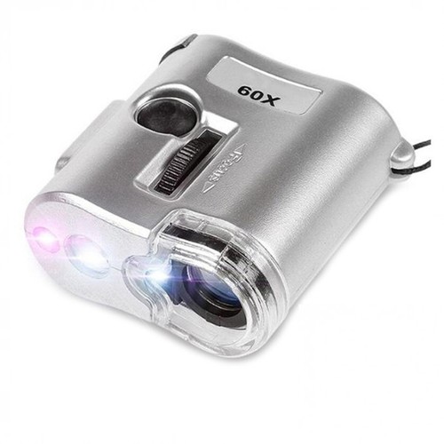 Microscopio tascabile 60x luce - tascabile,