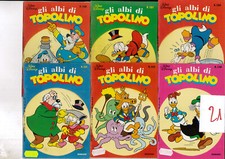 TOPOLINO ALBI  6 FUMETTI