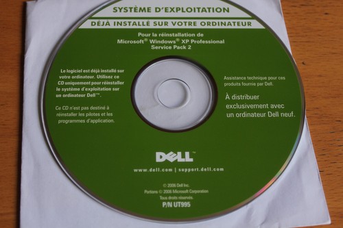 Dell windows pro sp2 - windows,
