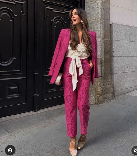 Zara woman nwt - ss22, fuchsia