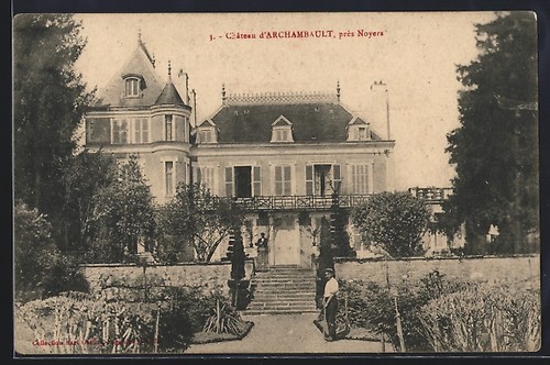 Cpa noyers château - cpa, noyers,