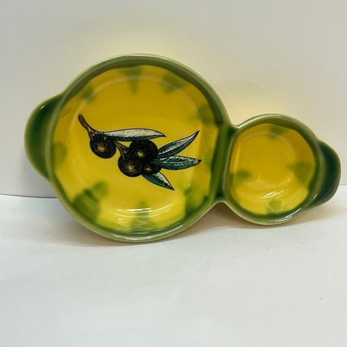 Piatto servizio olive ceramica