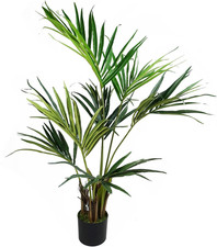 Grande Albero Artificiale, Seta, 130 Cm, Palma Kentia