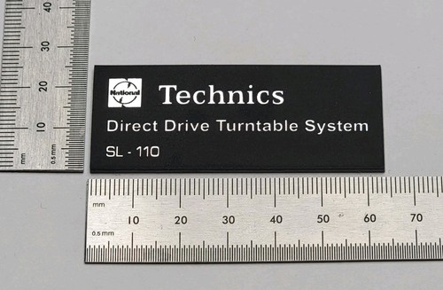 Distintivo giradischi technics - distintivo,