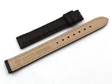 Cinturino Rolex Pelle Coccodrillo Marrone Opaco 13/12mm Fibbia Ardiglione Donna