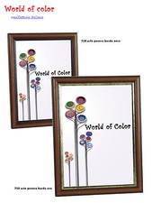 CORNICI LEGNO 710 PORTA FOTO DA MURO COLORATA BIANCO NERO CORNICE QUADRI POSTER