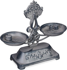 Bilancia Antica Decorativa. Bilancia Da Cucina Retro Tradizionale, 3 Pesi, in Gh