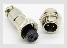 Coppia connettori GX12 2 pin