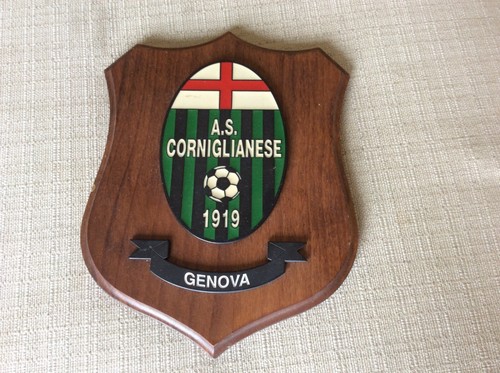 Calcio crest legno - crest, smaltato
