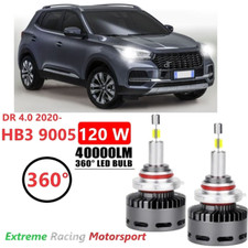 DR 4.0 15- LAMPADE LED FARI LENTICOLARI HB3 9005 12V 40000LM 360° ULTRAWHITE