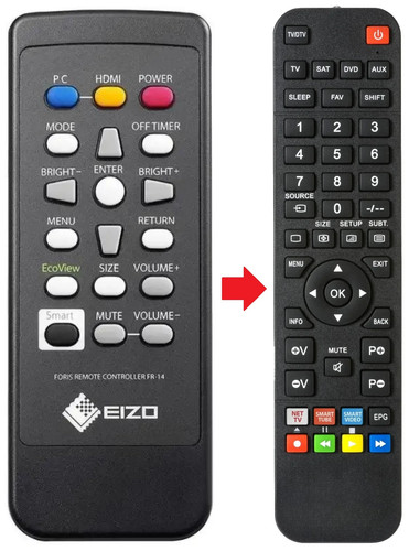 Telecomando adatto per - , eizo